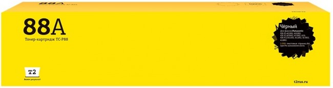 Тонер-картридж T2 TC-P88 для принтеров Panasonic KX-FL401RU/ 403RU/ 413RU/ FLC/ 412RU (2000 стр.) черный