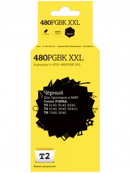 Струйный картридж T2 IC-CPGI-480PGBK XXL для принтеров Canon PIXMA TS6140/ 704/ 8140/ 8240/ 9140/ 9540/ 9541C/ TR7540/ 8540 черный, с чипом Струйный картридж T2 IC-CPGI-480PGBK XXL для принтеров Canon PIXMA TS6140/ 704/ 8140/ 8240/ 9140/ 9540/ 9541C/ TR7540/ 8540 черный, с чипом