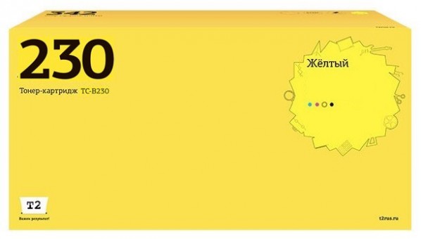 Лазерный картридж T2 TC-B230Y для принтеров Brother HL-3040CN/ DCP-9010CN/ MFC-9120CN (1400 стр.) желтый