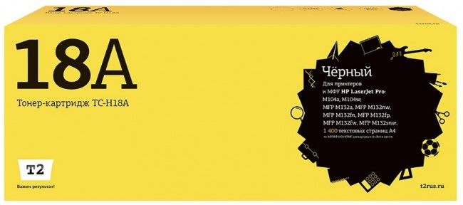 Лазерный картридж T2 TC-HCF218A для принтеров HP LJ Pro M104a/ M104w/ M132a/ M132fn/ M132fw/ M132nw (1400 стр.) черный, с чипом Лазерный картридж T2 TC-HCF218A для принтеров HP LJ Pro M104a/ M104w/ M132a/ M132fn/ M132fw/ M132nw (1400 стр.) черный, с чипом
