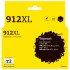 Струйный картридж T2 IC-H3YL84AE №912XL для HP Officejet 8010/ 8012/ 8013/ 8014/ 8015/ Officejet Pro 8020/ 8023 (825 стр.), черный, с чипом Струйный картридж T2 IC-H3YL84AE №912XL для HP Officejet 8010/ 8012/ 8013/ 8014/ 8015/ Officejet Pro 8020/ 8023 (825 стр.), черный, с чипом