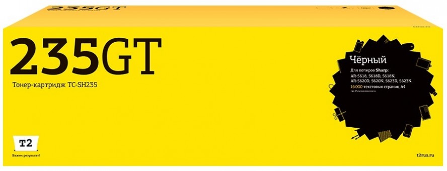 Тонер-картридж T2 TC-SH235GT для принтеров Sharp AR5618/ 5620/ 5623 (16000 стр.) черный, с чипом
