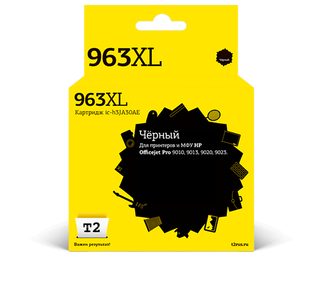 Струйный картридж T2 IC-H3JA30AE №963XL для HP Officejet Pro 9010/ 9013/ 9020/ 9023 (2000 стр.), черный, с чипом Струйный картридж T2 IC-H3JA30AE №963XL для HP Officejet Pro 9010/ 9013/ 9020/ 9023 (2000 стр.), черный, с чипом
