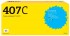 Лазерный картридж T2 TC-S407C для принтеров Samsung CLP-320/ 325/ CLX-3185 (1000 стр.) голубой, с чипом