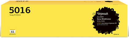 Тонер T2 TC-X5016 для принтеров Xerox WorkCentre 5016/ 5020 (6300 стр.) 106R01277 черный