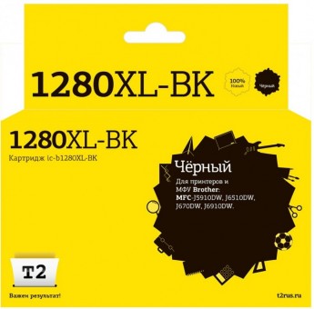 Струйный картридж T2 IC-B1280XL-BK для принтеров Brother MFC-J5910DW/ J6510DW/ J6710DW/ J6910DW, черный Струйный картридж T2 IC-B1280XL-BK для принтеров Brother MFC-J5910DW/ J6510DW/ J6710DW/ J6910DW, черный