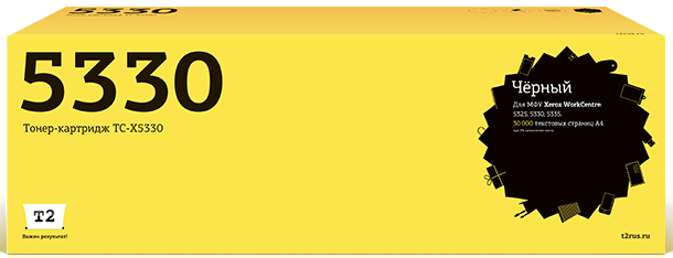 Тонер-картридж T2 TC-X5330 для принтеров Xerox WorkCentre 5325/ 5330/ 5335 (30000 стр.) 006R01160 черный