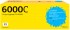 Тонер-картридж T2 TC-X6000C для принтеров Xerox Phaser 6000/ 6010/ WC6015 (1000 стр.) голубой, с чипом 106R01631
