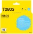 Струйный картридж T2 IC-ET0805 для принтеров Epson Stylus Photo P50/ PX660/ PX720WD/ PX820FWD, светло-голубой, с чипом