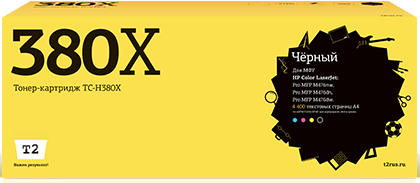 Лазерный картридж T2 TC-H380X для принтеров HP Color LaserJet Pro M476nw/ M476dn/ M476dw (4400 стр.) черный, с чипом